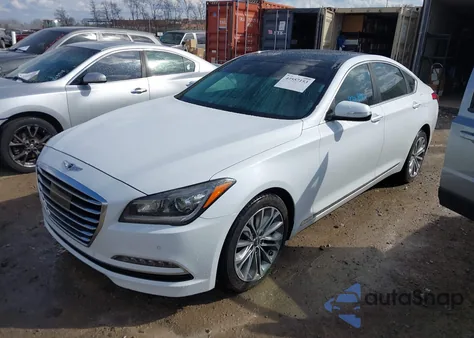 2017 Genesis G80 3.8 z USA, uszkodzony, nr VIN KMHGN4JE2HU177473